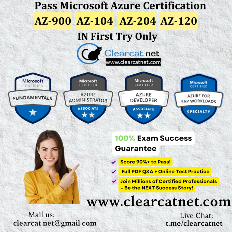 Smart Study Plan to Pass Microsoft Azure Exam AZ-900, AZ-104, AZ-204 ...